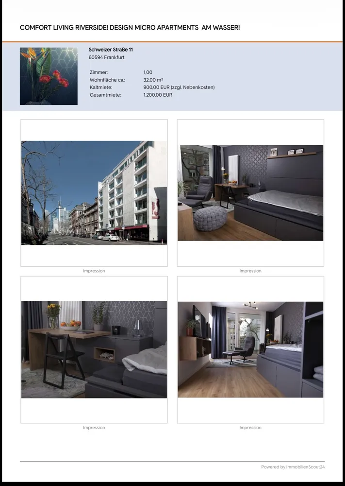 1 Zimmer Wohnung mit 32 m² in Frankfurt am Main – Bild 4