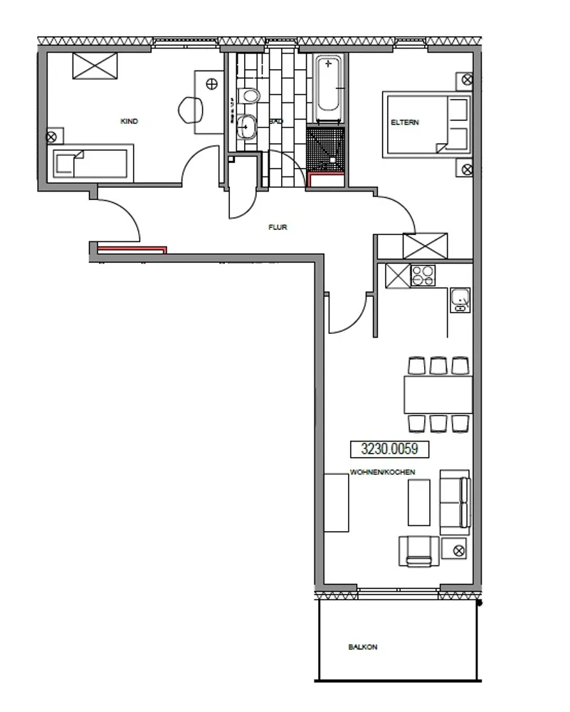 3 room apartment with 78 m² in Nuremberg – Photo 3