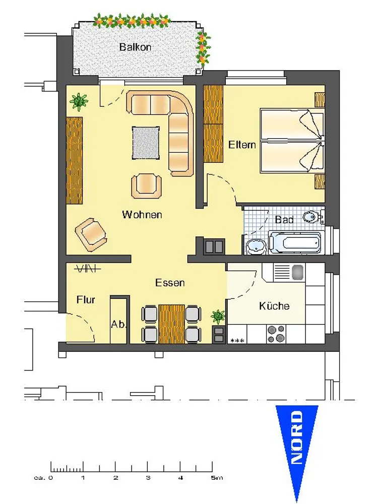 2 Zimmer Wohnung mit 59 m² in Arnsberg – Bild 3