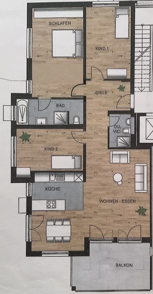 4 Zimmer Wohnung mit 117 m² in Wiesbaden – Bild 9