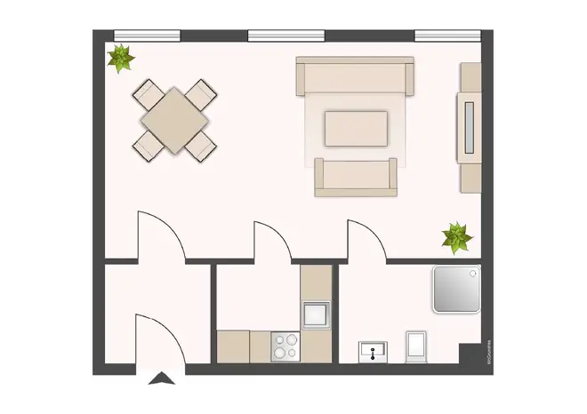 1 Zimmer Wohnung mit 40 m² in Leipzig – Bild 2