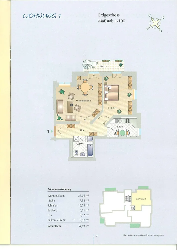 2 Zimmer Wohnung mit 67 m² in Dresden – Bild 2