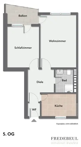 2 room apartment with 56 m² in Bielefeld – Photo 7