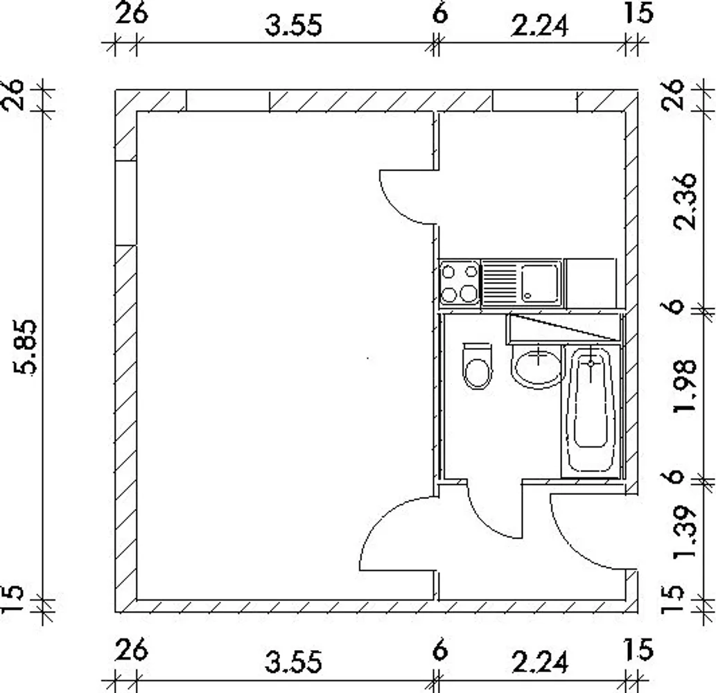 1 Zimmer Wohnung mit 33 m² in Berlin – Bild 6