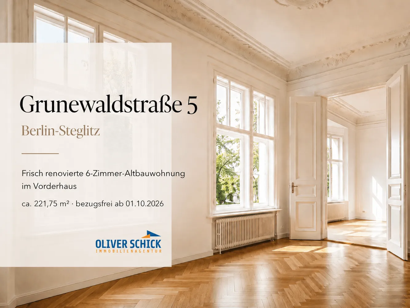 6 Zimmer Wohnung mit 222 m² in Berlin – Bild 1