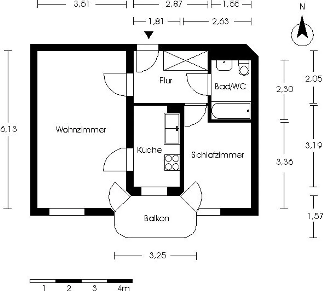 2 Zimmer Wohnung mit 46 m² in Berlin – Bild 7