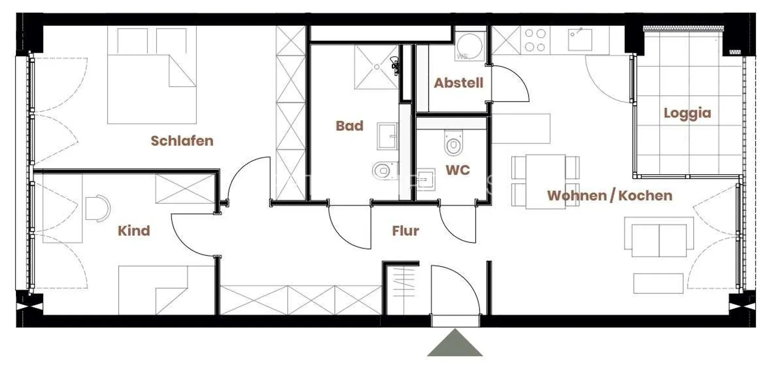 3 Zimmer Wohnung mit 77 m² in Bremen – Bild 12