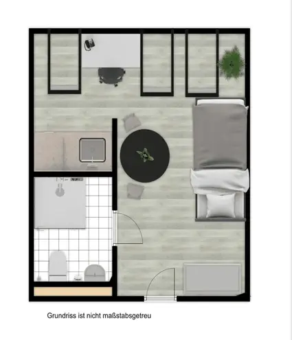 1 Zimmer Wohnung mit 20 m² in Mannheim – Bild 10