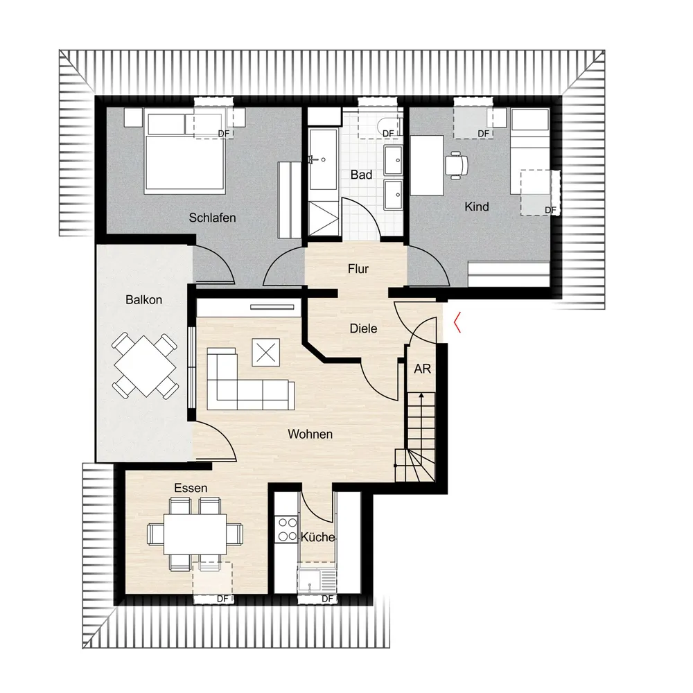 5 Zimmer Wohnung mit 109 m² in Böblingen – Bild 5