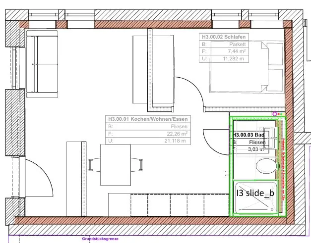 2 Zimmer Wohnung mit 33 m² in Deggendorf – Bild 6
