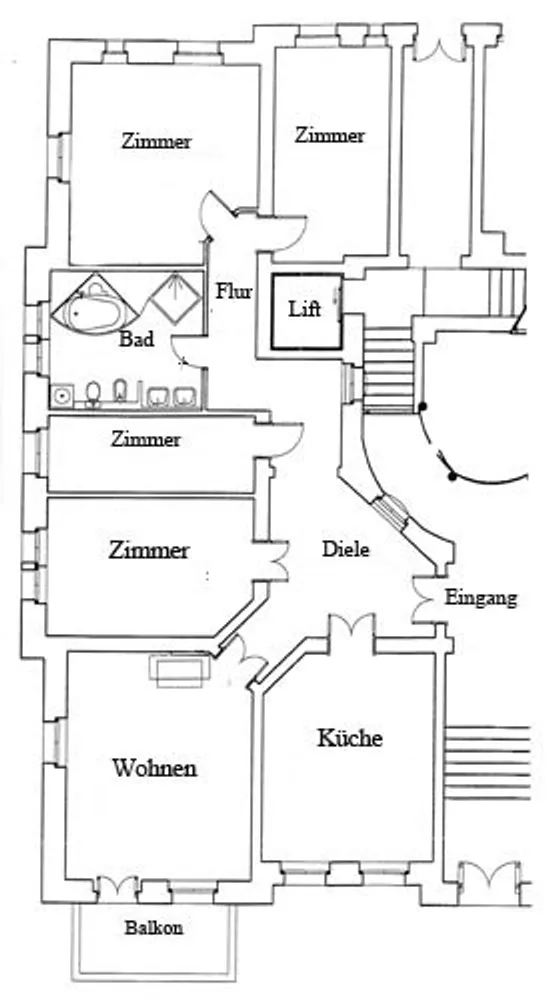 5 Zimmer Wohnung mit 176 m² in Dresden – Bild 10