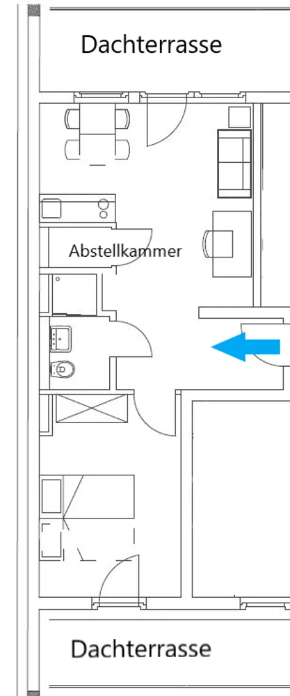2 Zimmer Wohnung mit 45 m² in Düsseldorf – Bild 11