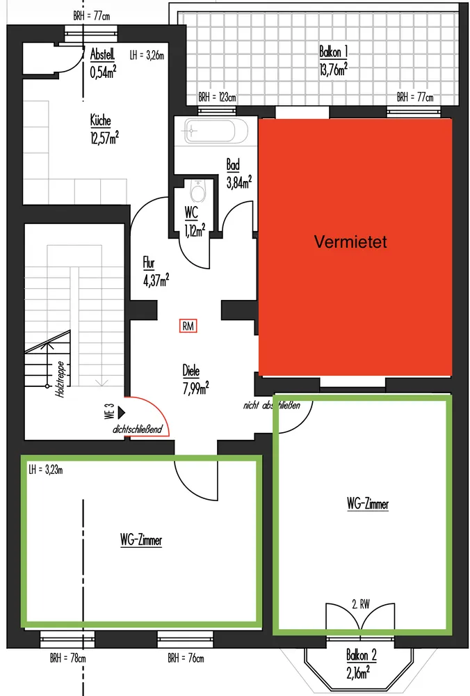 1 Zimmer Wohnung mit 34 m² in Bonn – Bild 4