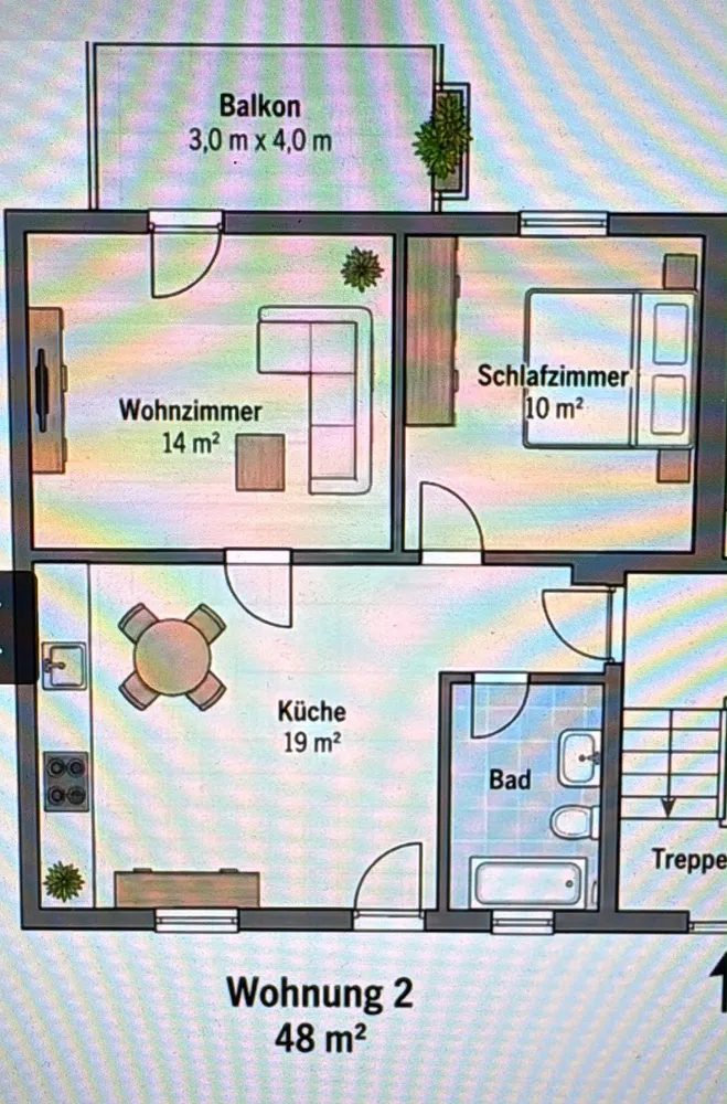 3 room apartment with 58 m² in Zweibrücken – Photo 5