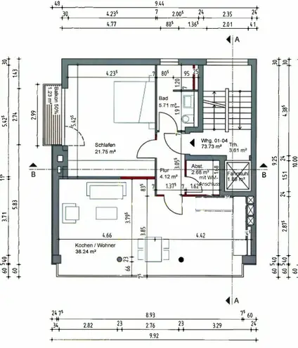 2 Zimmer Wohnung mit 74 m² in Bremen – Bild 11