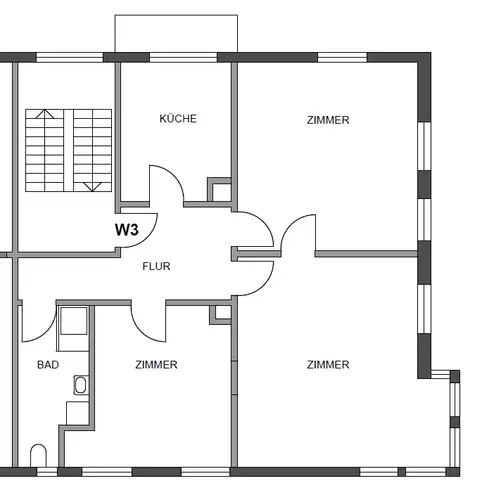 3 Zimmer Wohnung mit 92 m² in Stuttgart – Bild 2