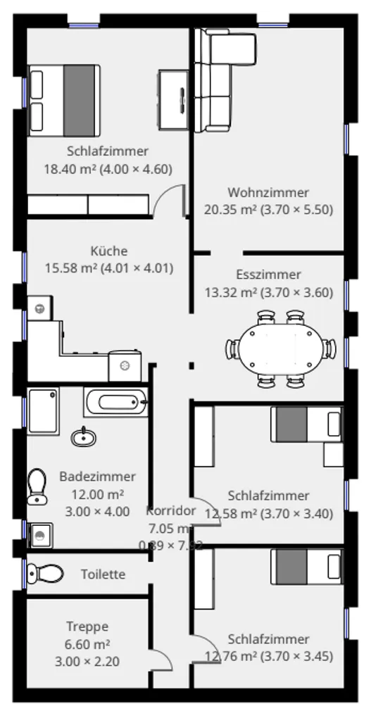 5 room apartment with 115 m² in Pirmasens – Photo 1