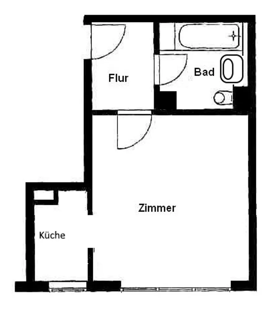 1 Zimmer Wohnung mit 32 m² in München – Bild 5