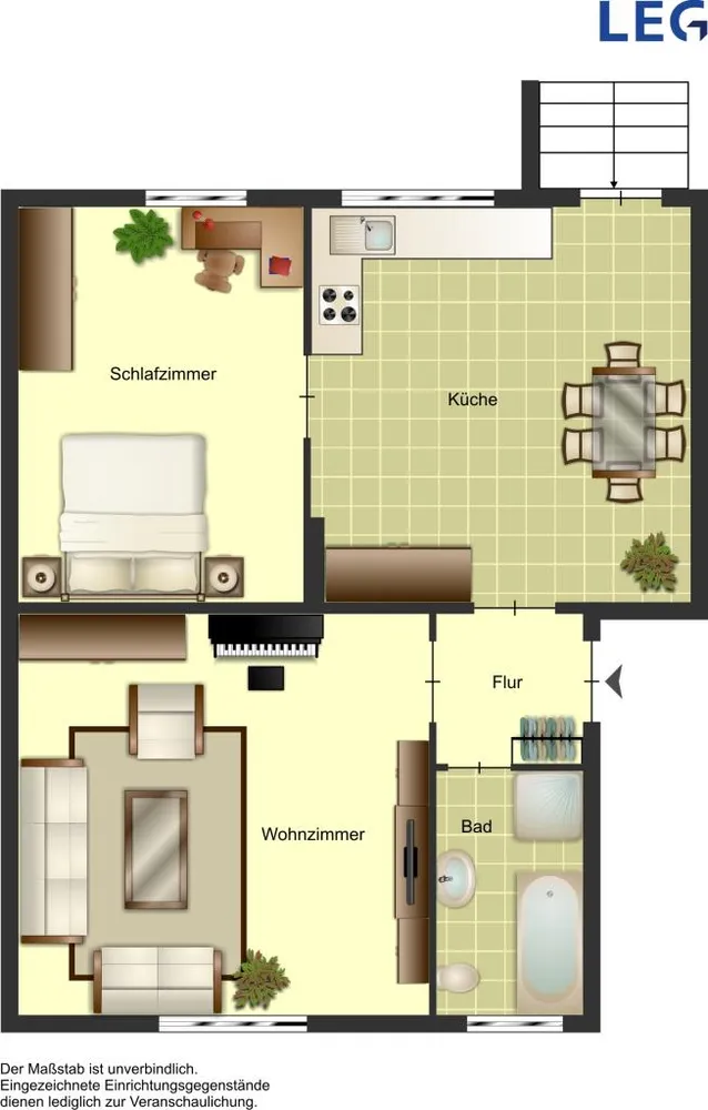 2 Zimmer Wohnung mit 48 m² in Bocholt – Bild 10