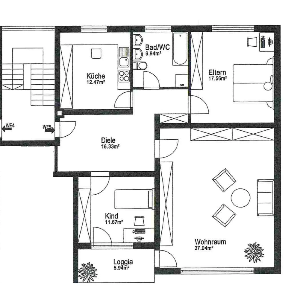 3 Zimmer Wohnung mit 105 m² in Duisburg – Bild 5