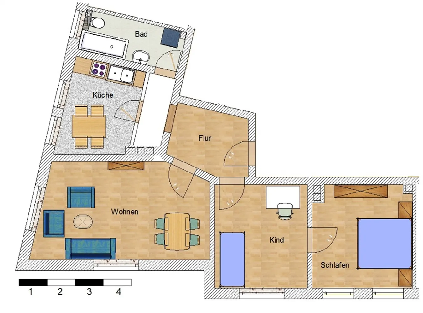 3 Zimmer Wohnung mit 67 m² in Hannover – Bild 5