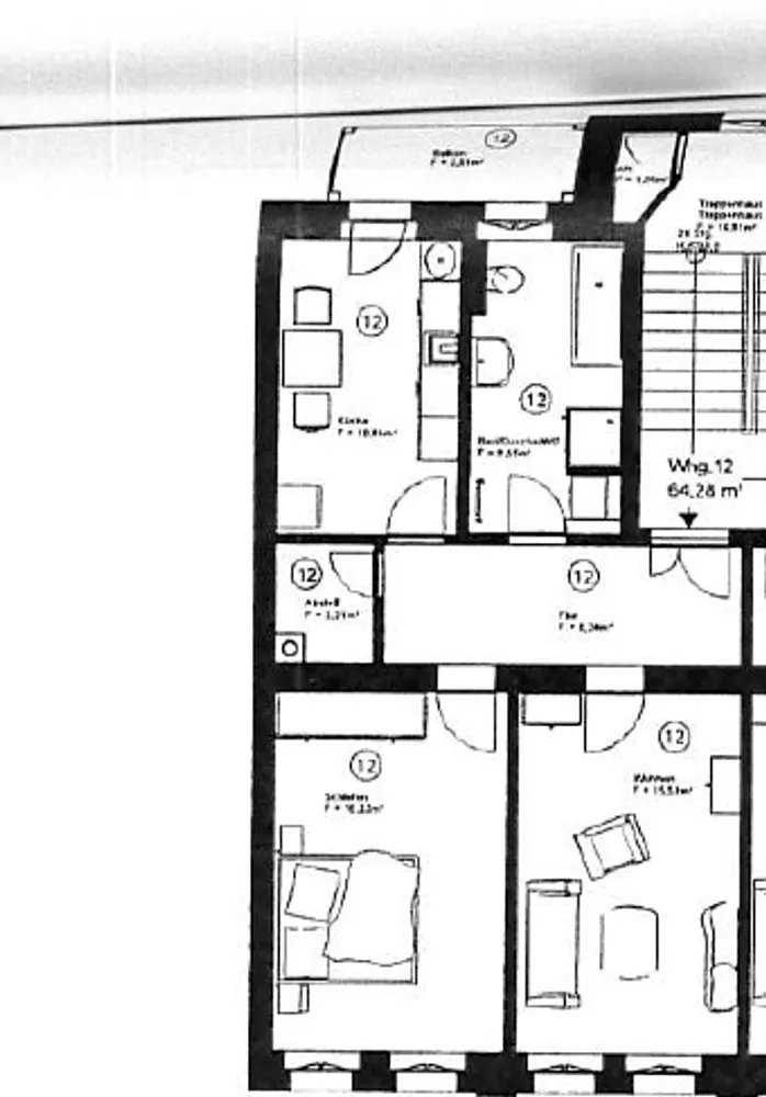 2 Zimmer Wohnung mit 64 m² in Leipzig – Bild 3
