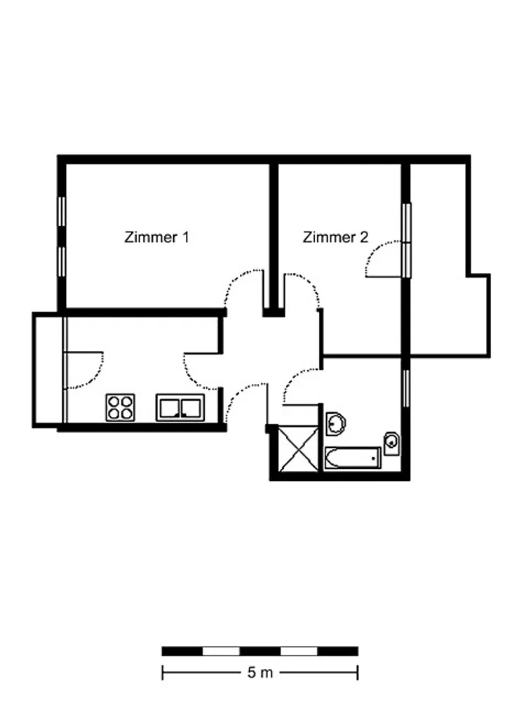 2 Zimmer Wohnung mit 61 m² in Berlin – Bild 2