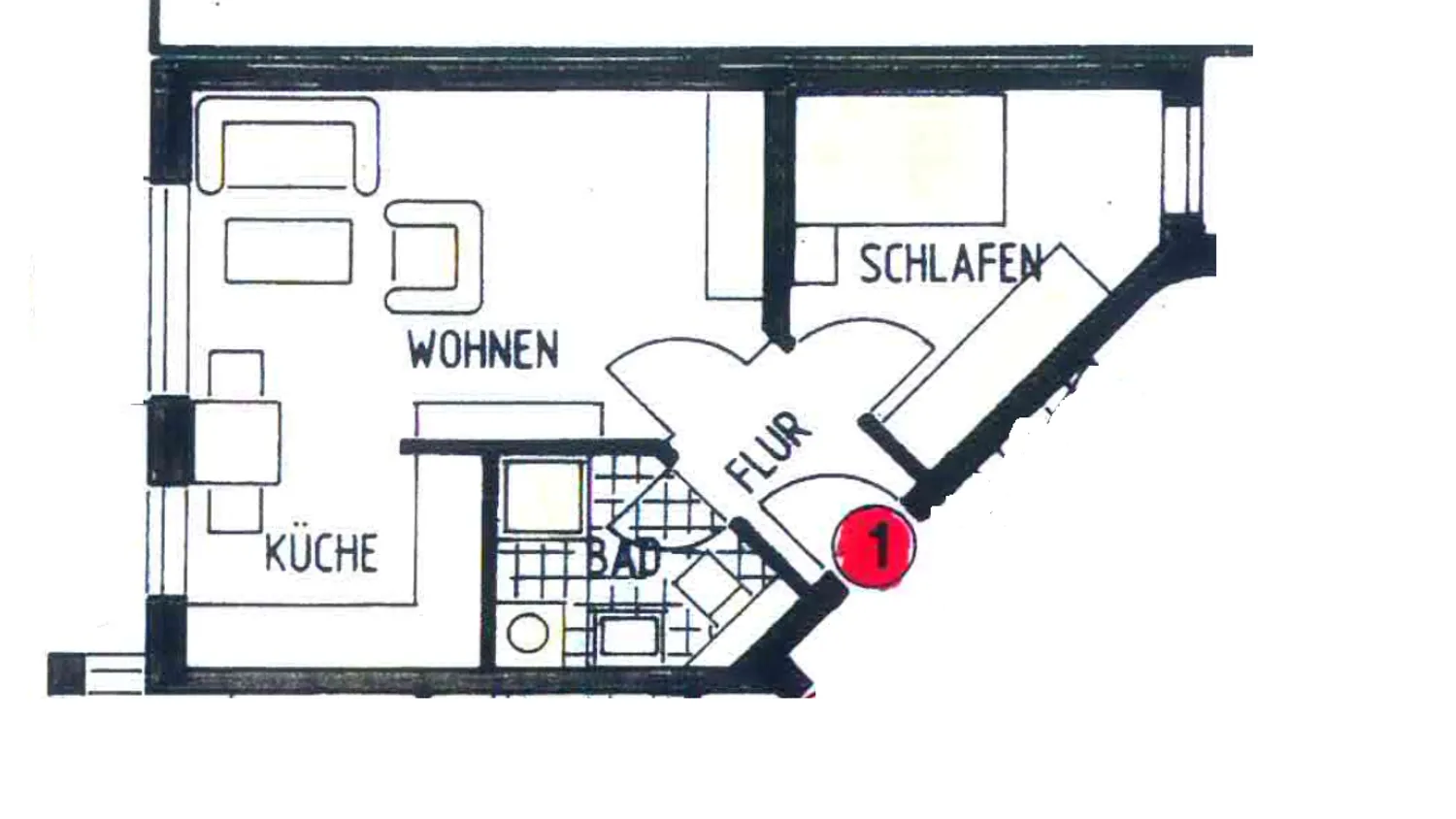 2 Zimmer Wohnung mit 37 m² in Halle (Saale) – Bild 8