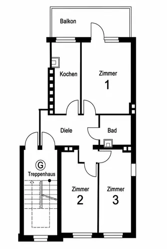 WG-Zimmer mit 10 m² in Düsseldorf – Bild 2