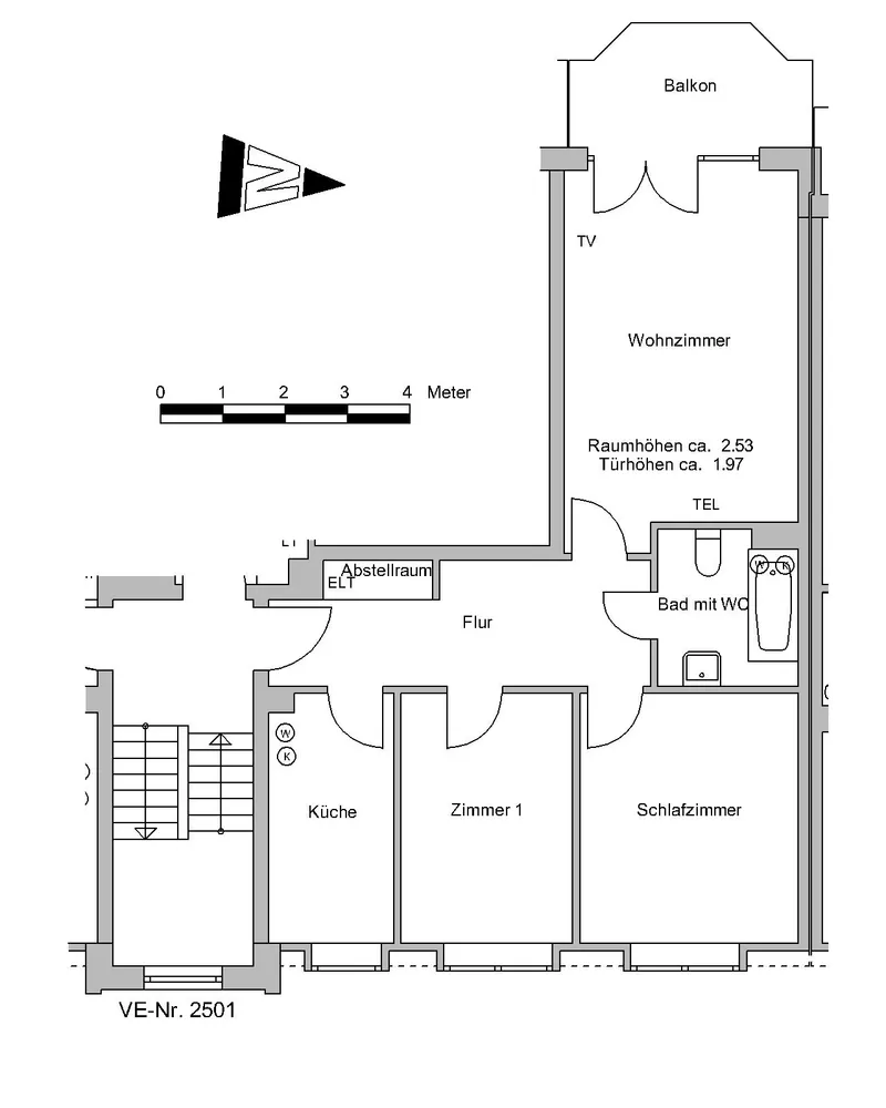 3 Zimmer Wohnung mit 73 m² in Bremen – Bild 2