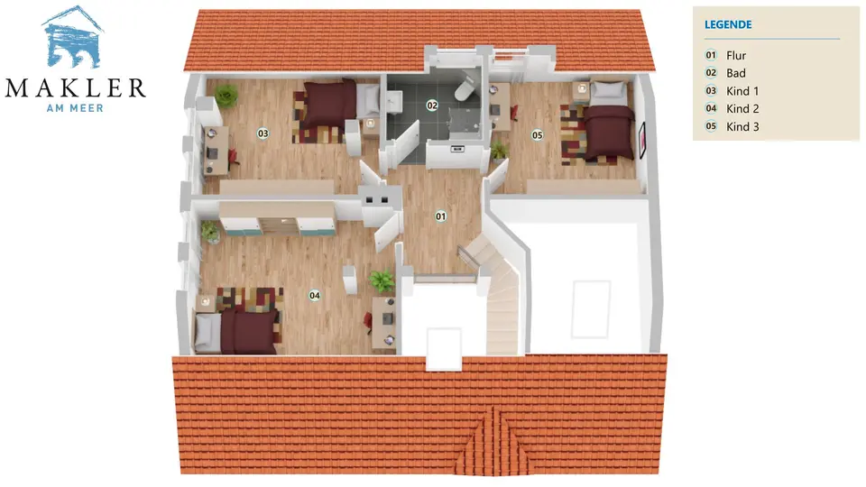 5 Zimmer Wohnung mit 185 m² in Norden – Bild 6