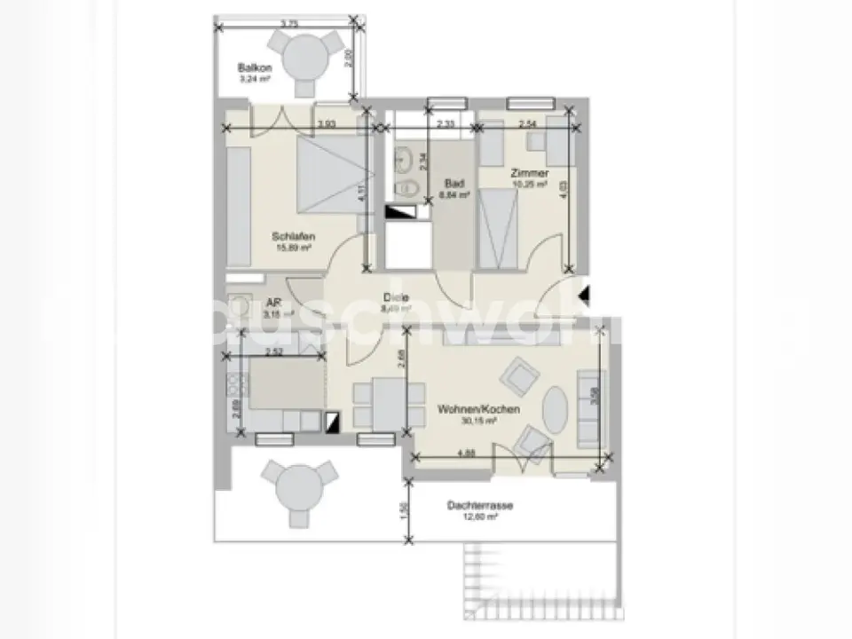 3 room apartment with 102 m² in Düsseldorf – Photo 8