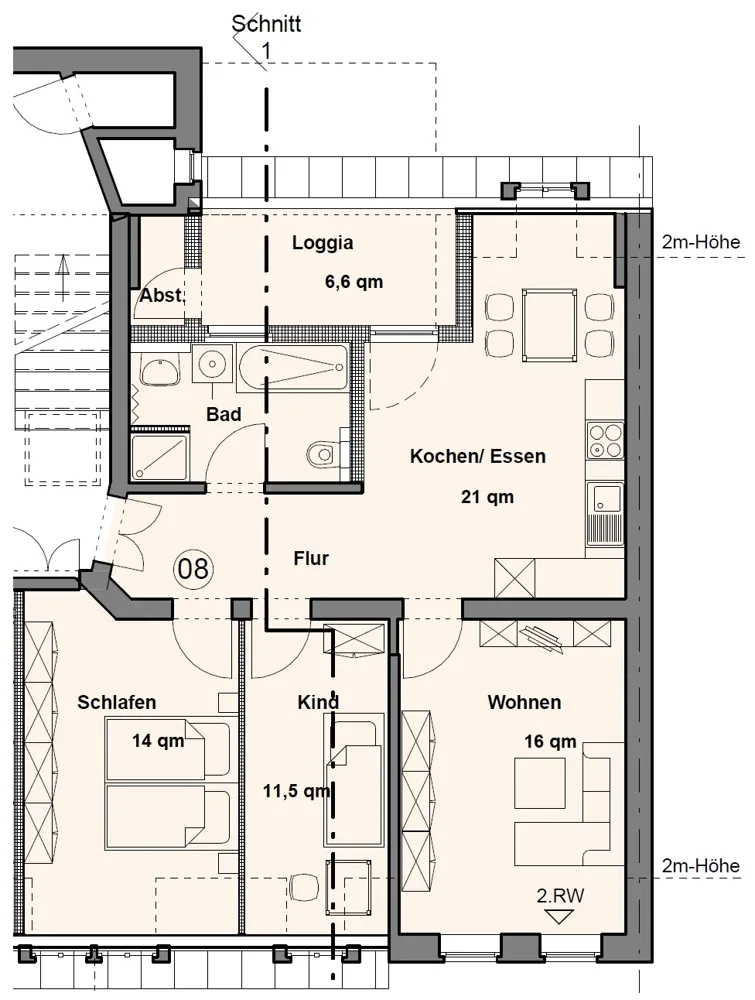 3 Zimmer Wohnung mit 78 m² in Wurzen – Bild 4