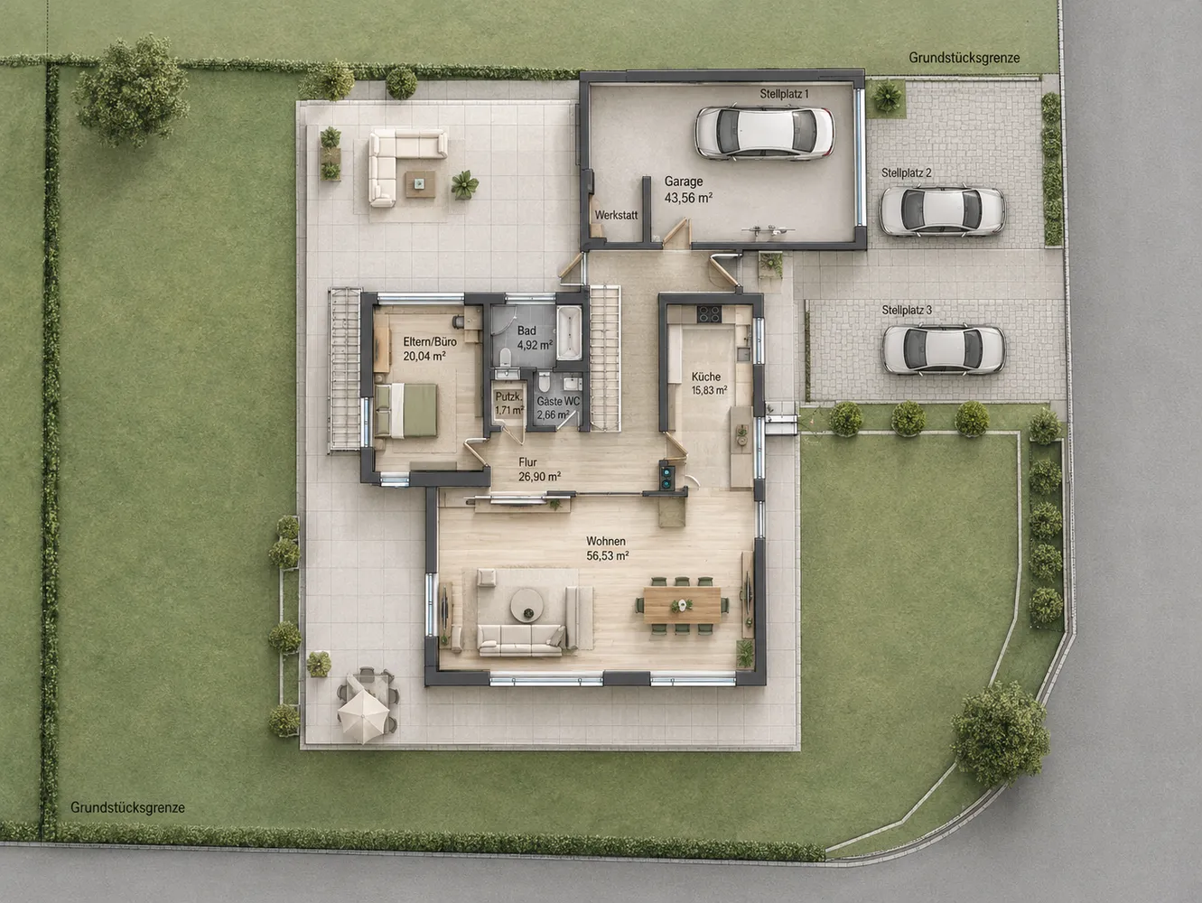 9 Zimmer Haus mit 428 m² in Cham – Bild 1