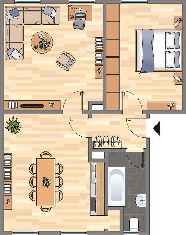 2 Zimmer Wohnung mit 53 m² in Dortmund – Bild 7