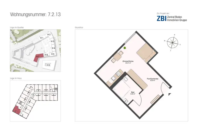 1 Zimmer Wohnung mit 39 m² in Dresden – Bild 3