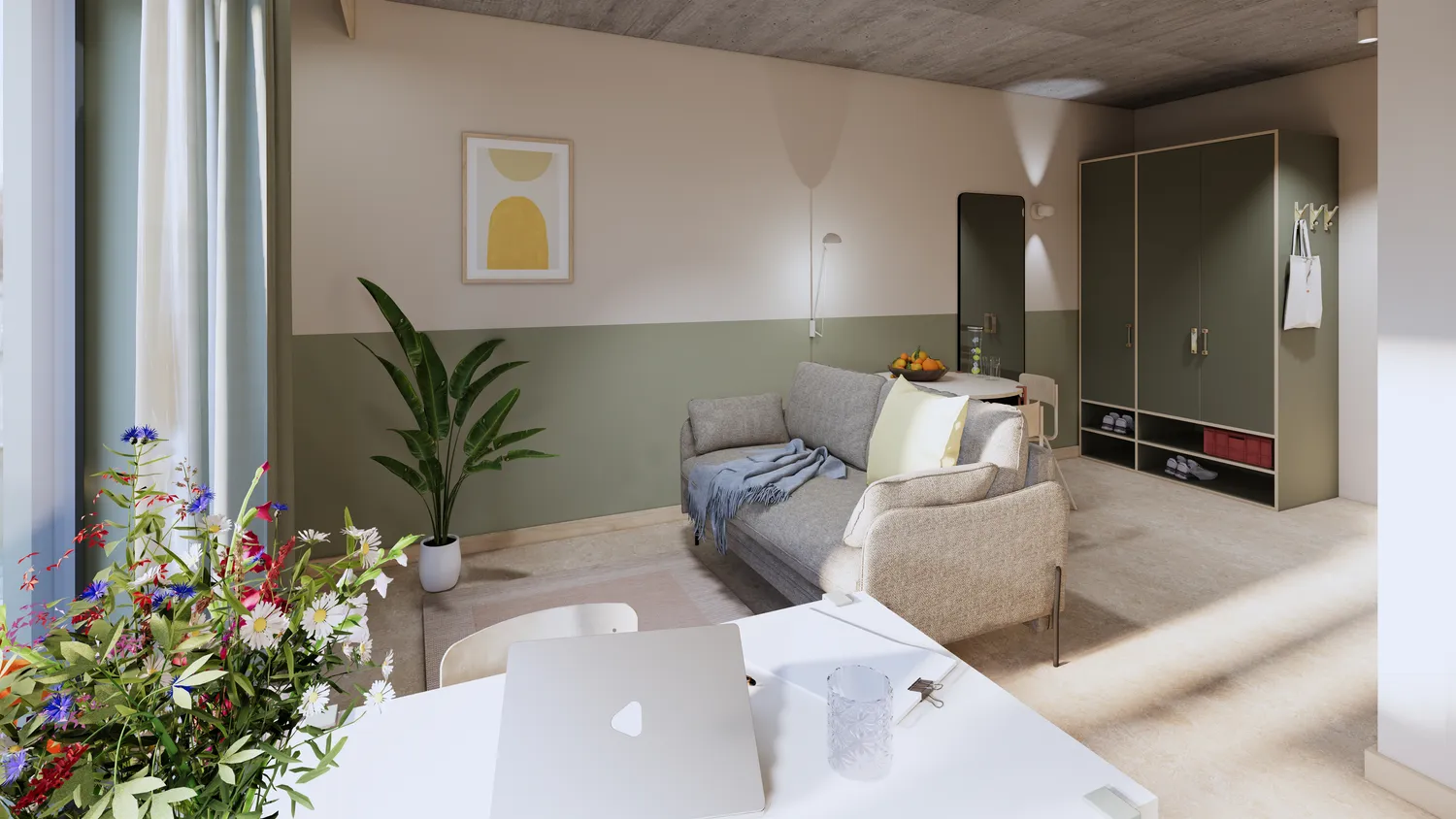 1 Zimmer Wohnung mit 31 m² in Hamburg – Bild 2