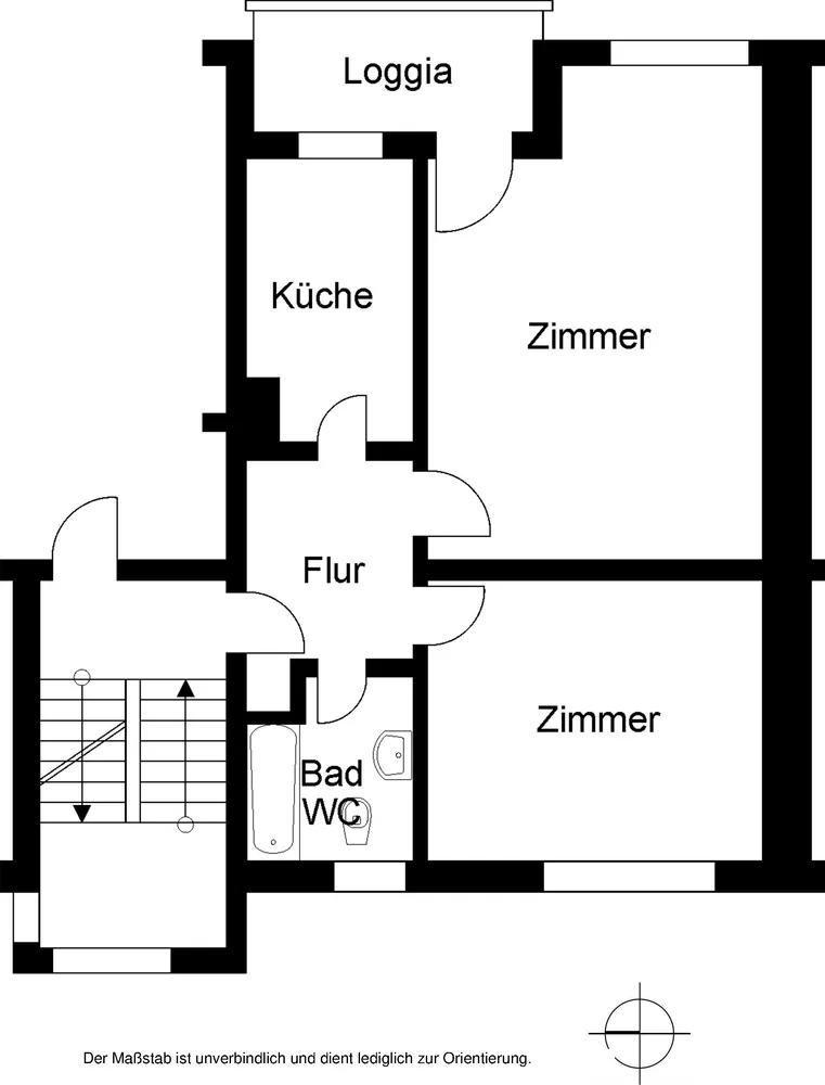 2 Zimmer Wohnung mit 58 m² in Bielefeld – Bild 3