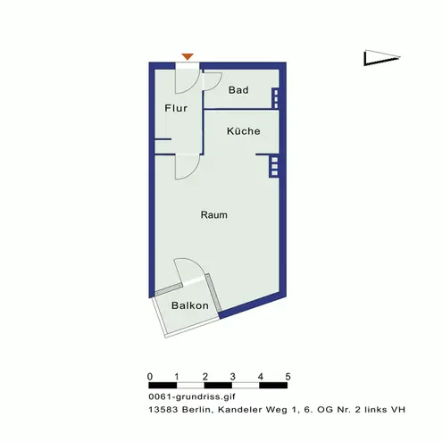 1 Zimmer Wohnung mit 37 m² in Berlin – Bild 8