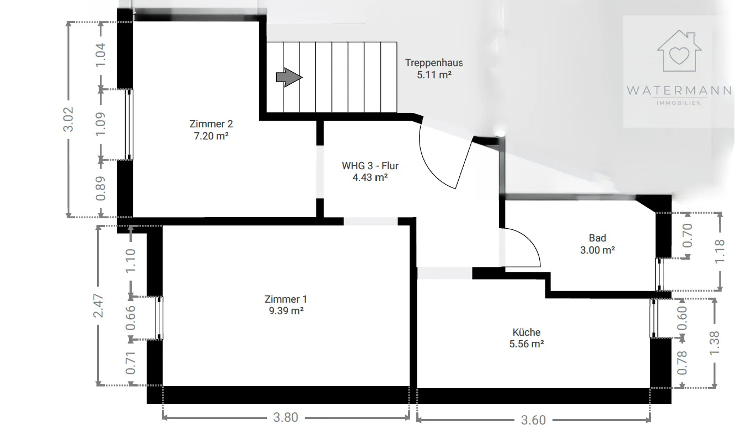 2 Zimmer Wohnung mit 28 m² in Hamburg – Bild 9