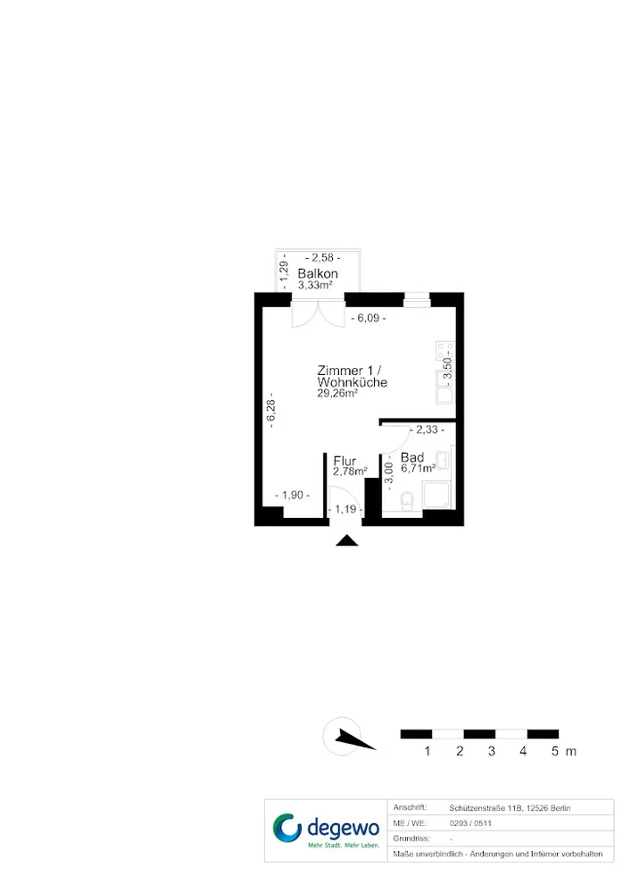 1 Zimmer Wohnung mit 41 m² in Berlin – Bild 10