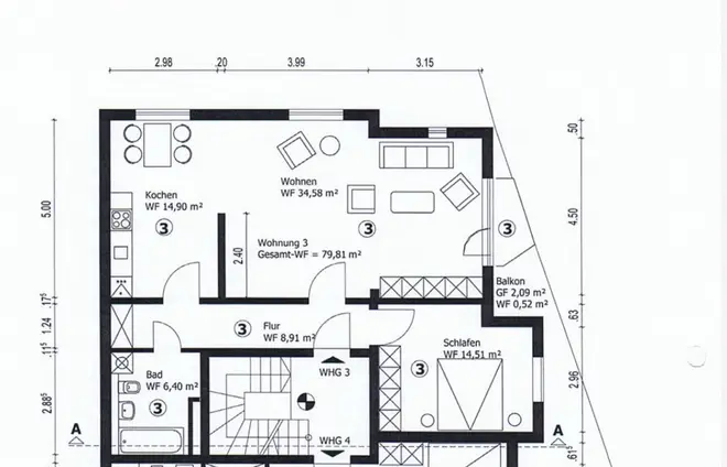 2 Zimmer Wohnung mit 80 m² in Bremen – Bild 6