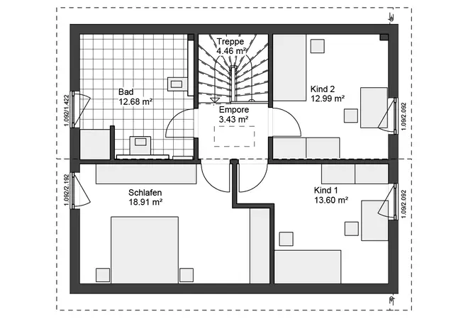 3 Zimmer Haus mit 132 m² in Arnsberg – Bild 3