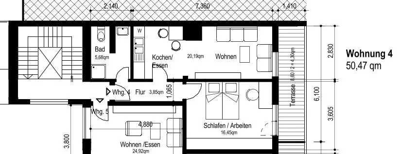 2 Zimmer Wohnung mit 75 m² in Ludwigshafen – Bild 7