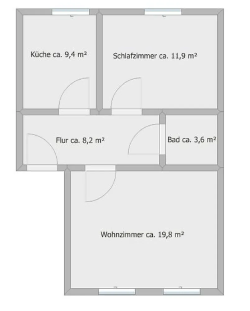 2 Zimmer Wohnung mit 53 m² in Hannover – Bild 8