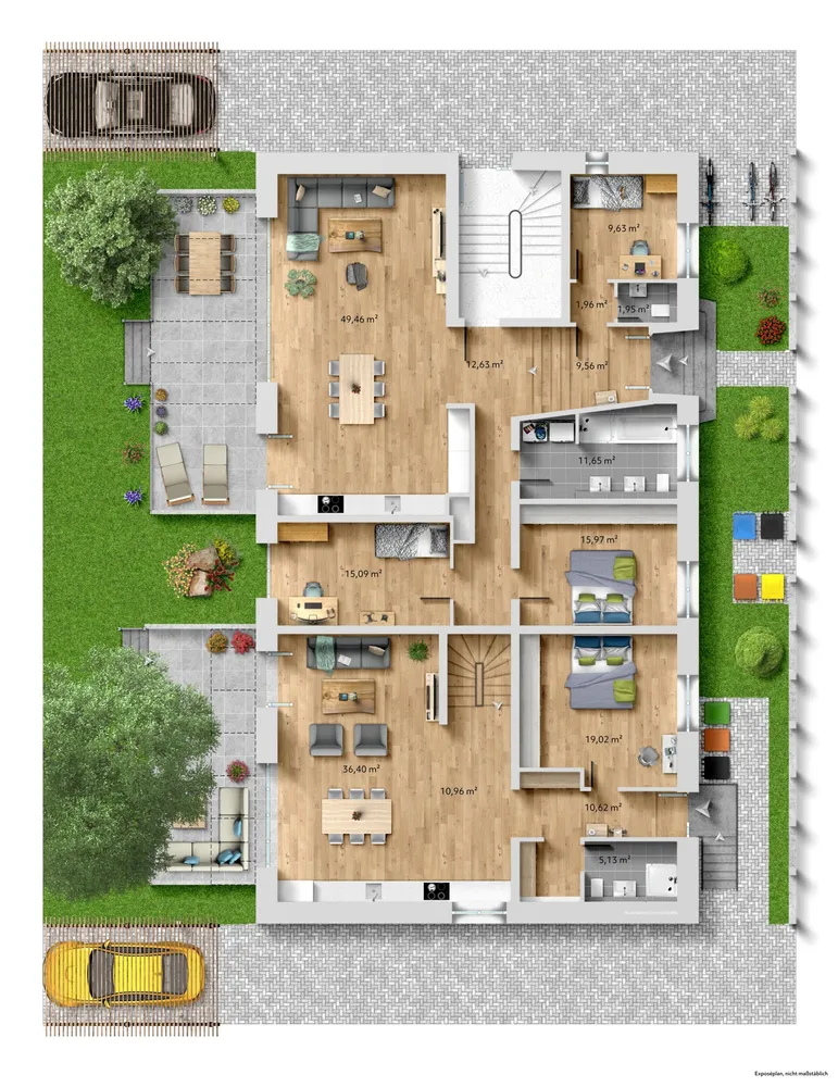 4 Zimmer Wohnung mit 141 m² in Karlsruhe – Bild 2