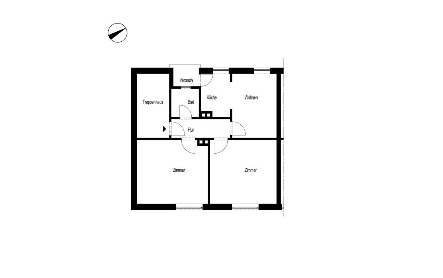 3 Zimmer Wohnung mit 60 m² in Lüdenscheid – Bild 2