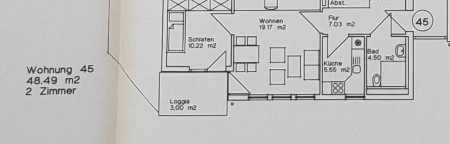 2 room apartment with 48 m² in Nuremberg – Photo 7