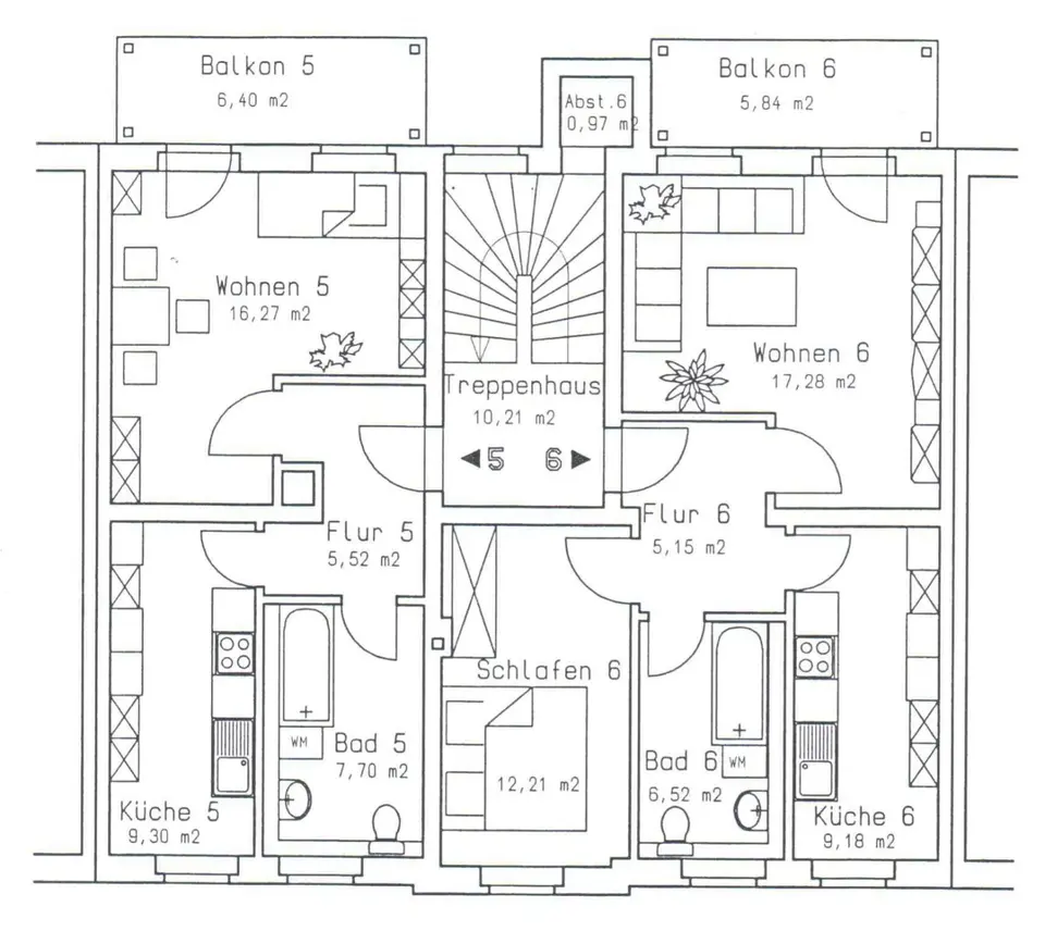 2 Zimmer Wohnung mit 62 m² in Weißenfels – Bild 8