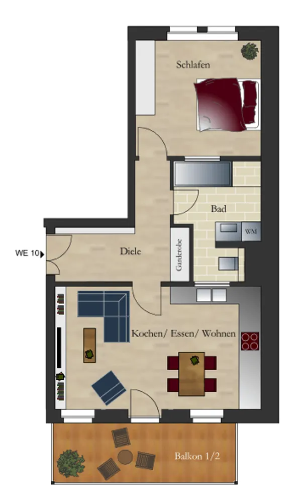 2 Zimmer Wohnung mit 62 m² in Leipzig – Bild 7
